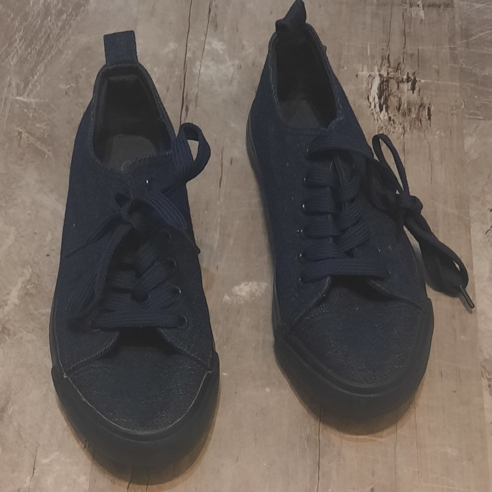 Women's Blue Jean Tennis Shoes